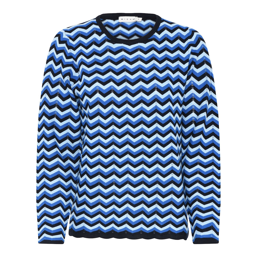 Pulls blauw Micha