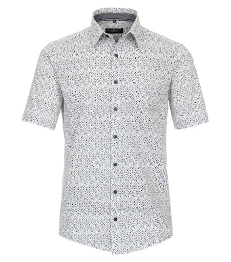 Hemden korte mouw blauw Casa Moda