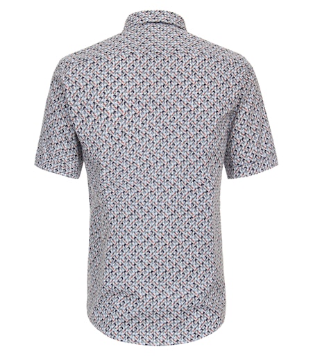 Hemden korte mouw blauw Casa Moda