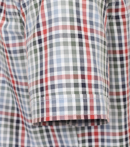 Hemden korte mouw rood Casa Moda