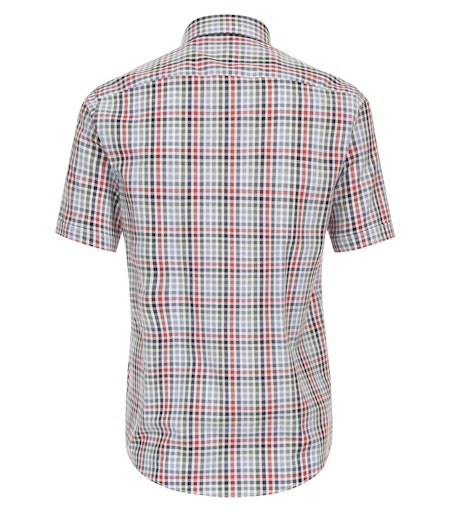 Hemden korte mouw rood Casa Moda
