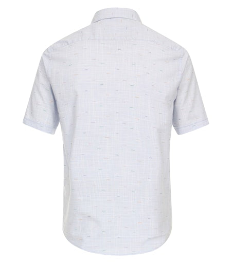 Hemden korte mouw blauw Casa Moda