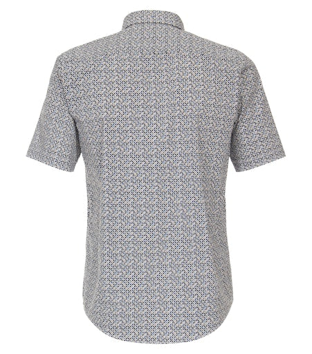 Hemden korte mouw blauw Casa Moda