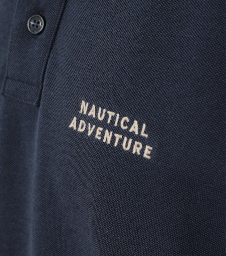 Polo's korte mouw blauw Casa Moda