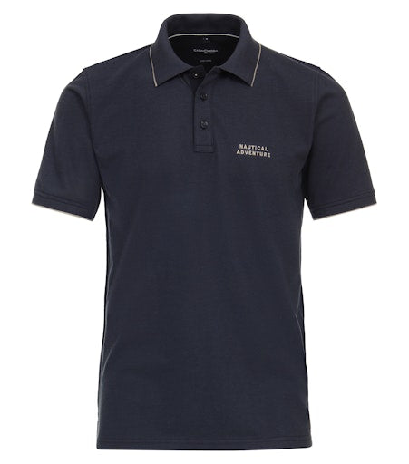 Polo's korte mouw blauw Casa Moda