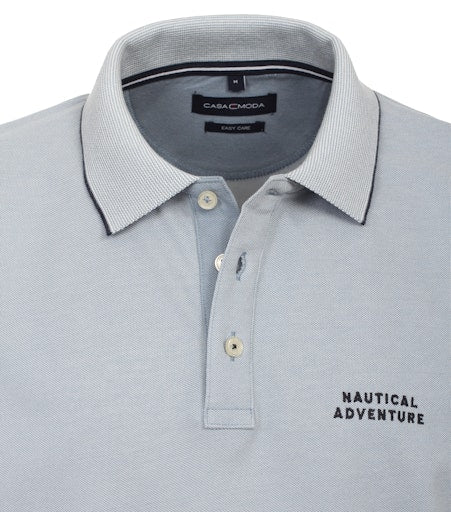 Polo's korte mouw blauw Casa Moda