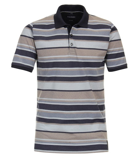 Polo's korte mouw beige Casa Moda