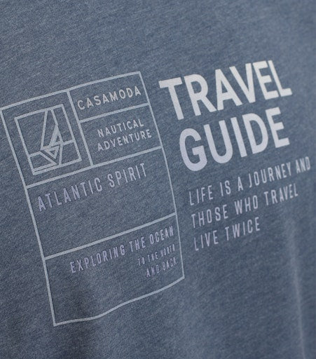 T-shirts korte mouw blauw Casa Moda