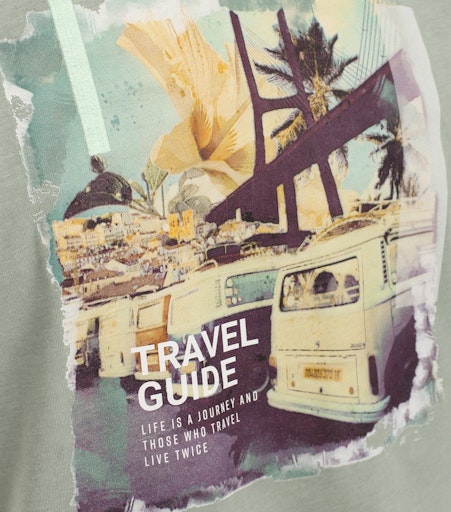 T-shirts korte mouw blauw Casa Moda