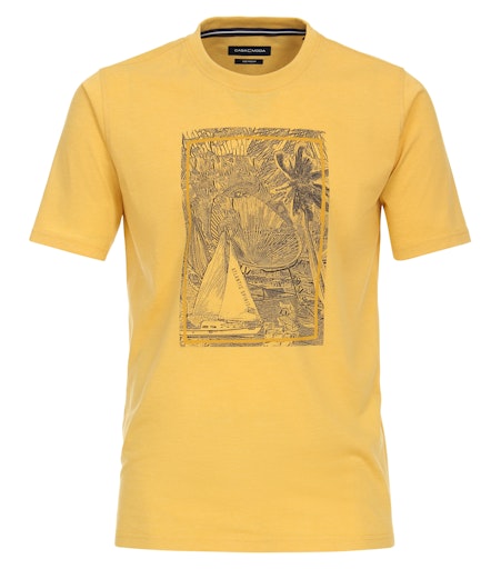 T-shirts korte mouw geel Casa Moda