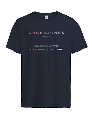 T-shirts korte mouw blauw JACK & JONES PLUS