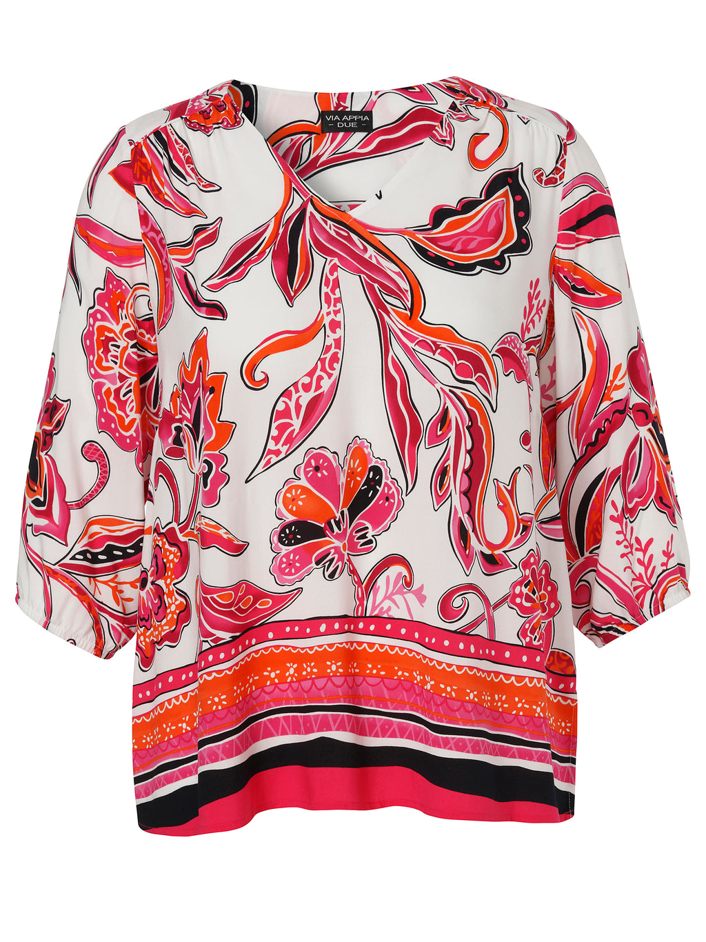 Blouses lange mouw multicolor Via Appia Due