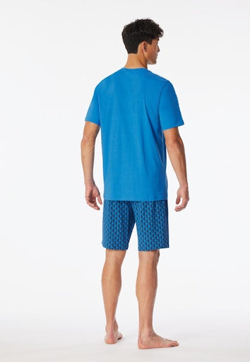 Pyjama's blauw SCHIESSER