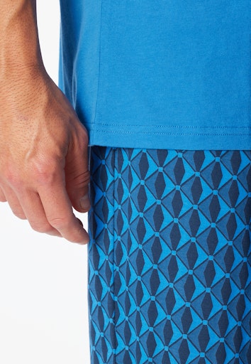 Pyjama's blauw SCHIESSER