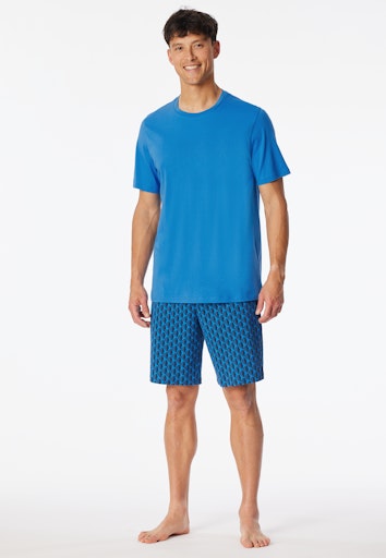 Pyjama's blauw SCHIESSER