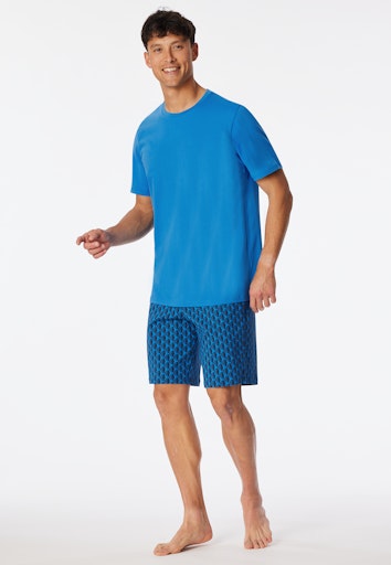 Pyjama's blauw SCHIESSER