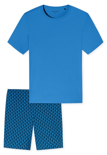 Pyjama's blauw SCHIESSER