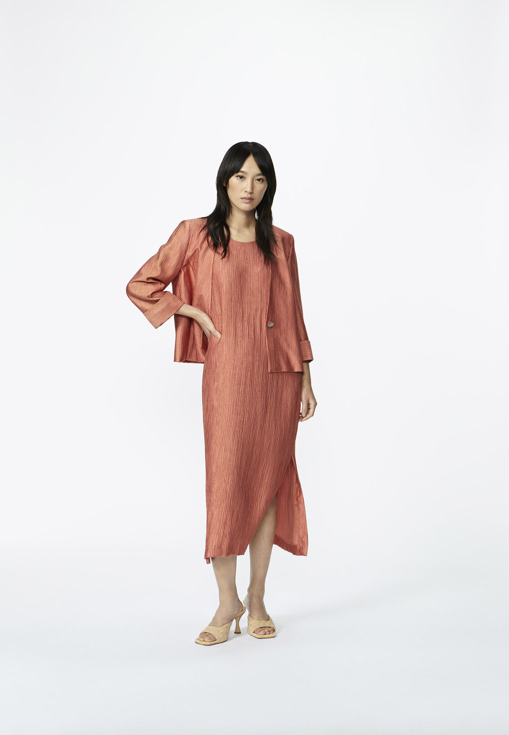 Jurken zonder mouw rood Xandres