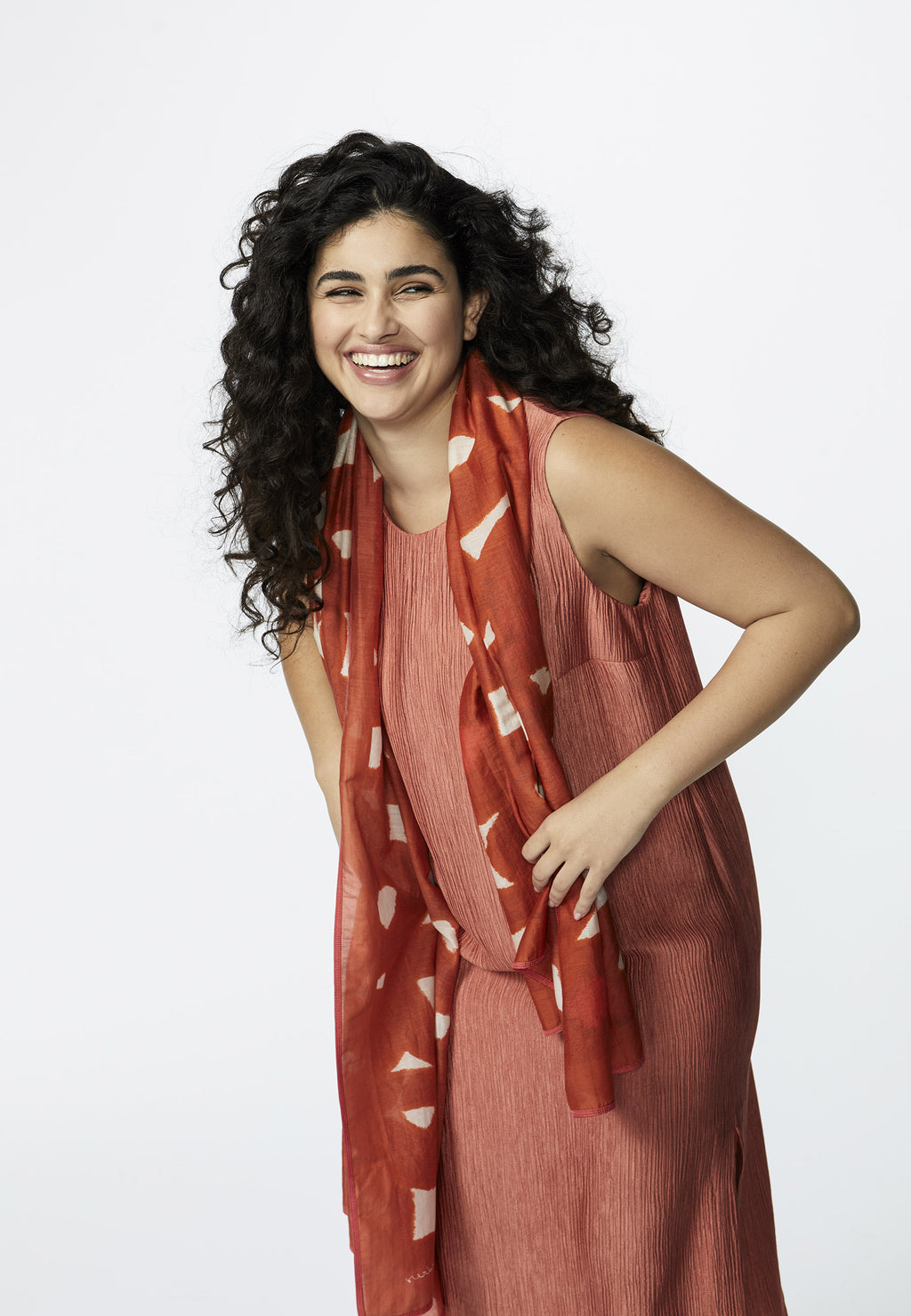 Jurken zonder mouw rood Xandres