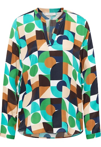 Blouses lange mouw groen ETERNA