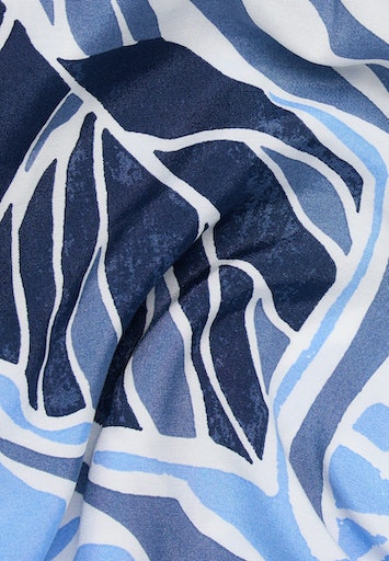 Blouses lange mouw blauw ETERNA