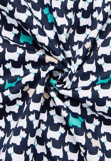 Blouses lange mouw blauw ETERNA