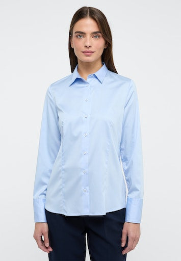 Blouses lange mouw blauw ETERNA