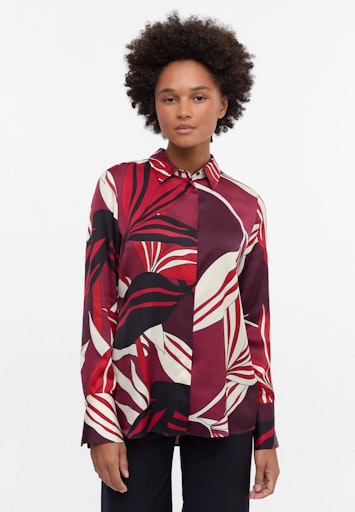 Blouses lange mouw rood ETERNA