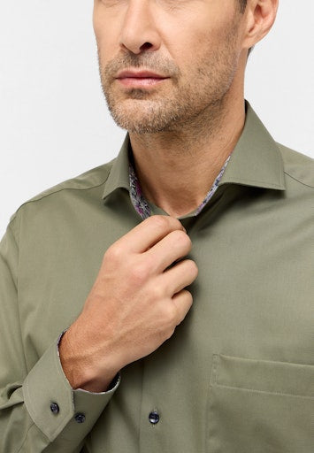 Hemden lange mouw groen ETERNA