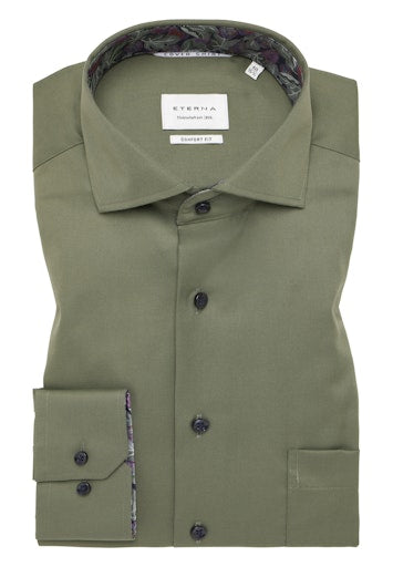 Hemden lange mouw groen ETERNA
