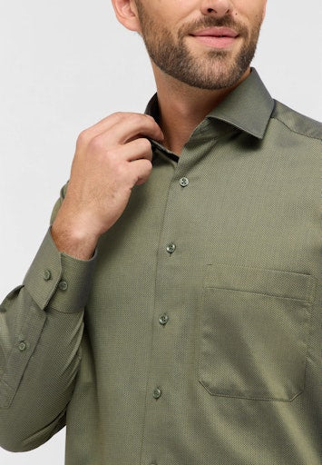 Hemden lange mouw groen ETERNA