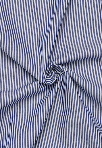 Hemden lange mouw blauw ETERNA