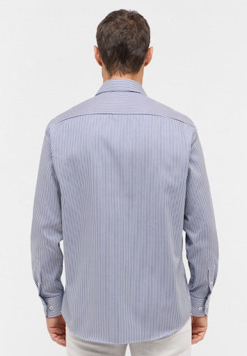 Hemden lange mouw blauw ETERNA