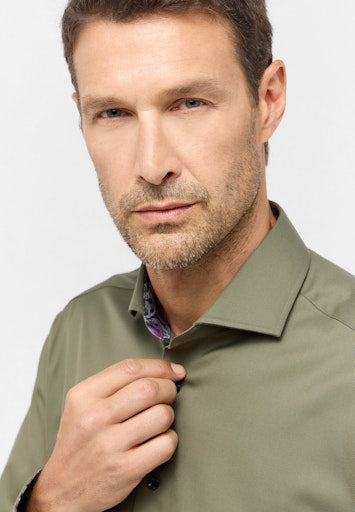 Hemden lange mouw groen ETERNA