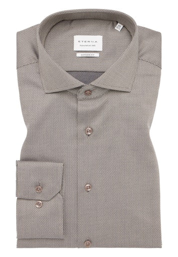 Hemden lange mouw beige ETERNA