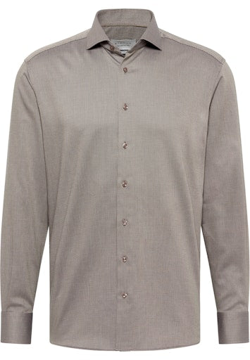 Hemden lange mouw beige ETERNA