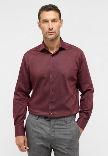 Hemden lange mouw rood ETERNA