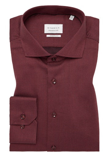 Hemden lange mouw rood ETERNA