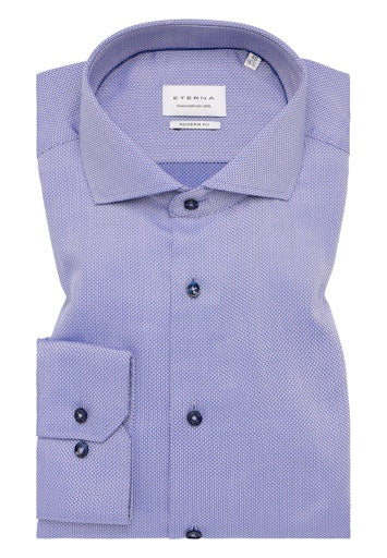 Hemden lange mouw paars ETERNA