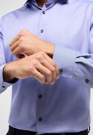 Hemden lange mouw paars ETERNA