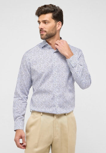 Hemden lange mouw blauw ETERNA