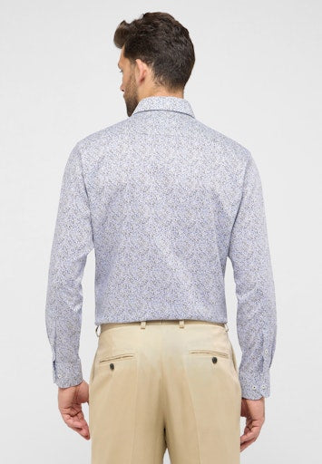 Hemden lange mouw blauw ETERNA