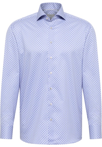 Hemden lange mouw blauw ETERNA