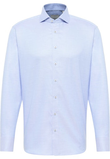 Hemden lange mouw blauw ETERNA