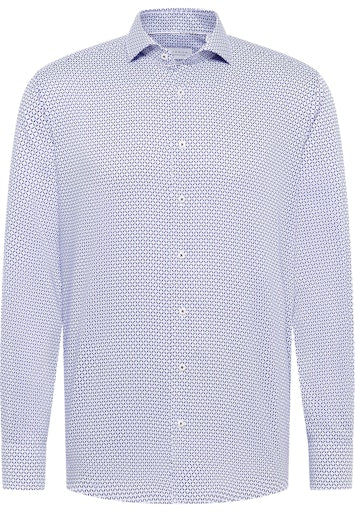 Hemden lange mouw blauw ETERNA