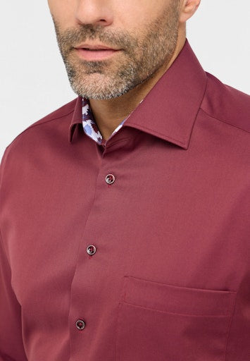 Hemden lange mouw rood ETERNA
