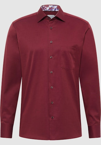 Hemden lange mouw rood ETERNA