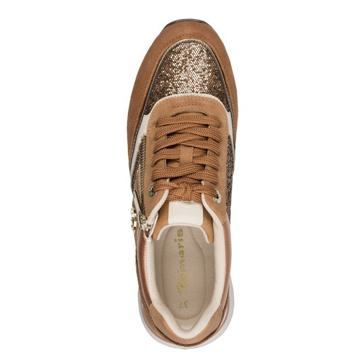 Sneakers bruin Tamaris