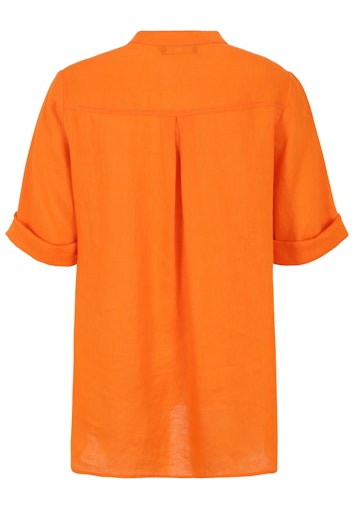 Blouses korte mouw oranje Doris Streich