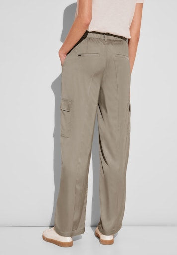 Broeken beige Street One